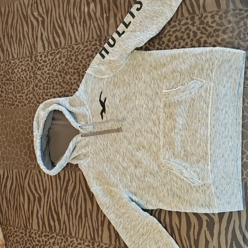 XS Hollister Gray Hoodie